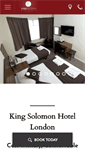 Mobile Screenshot of kingsolomonhotel.com